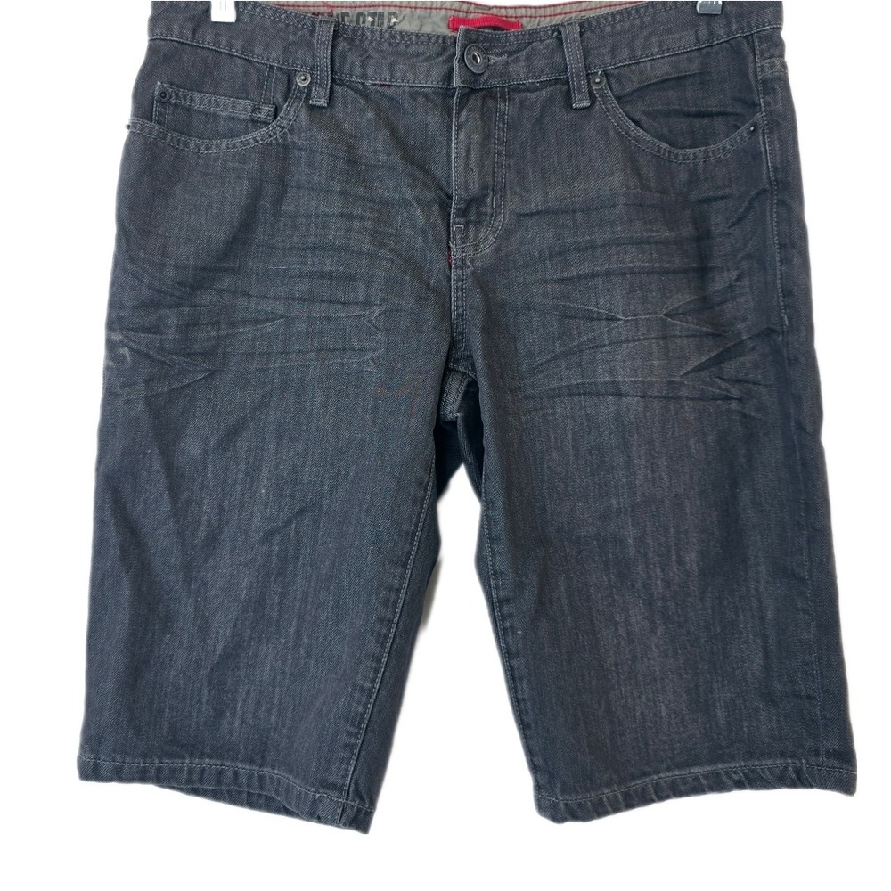 Converse One Star Denim Bermuda‎ Shorts Men's Size 34 Vintage Straight Fit Gray